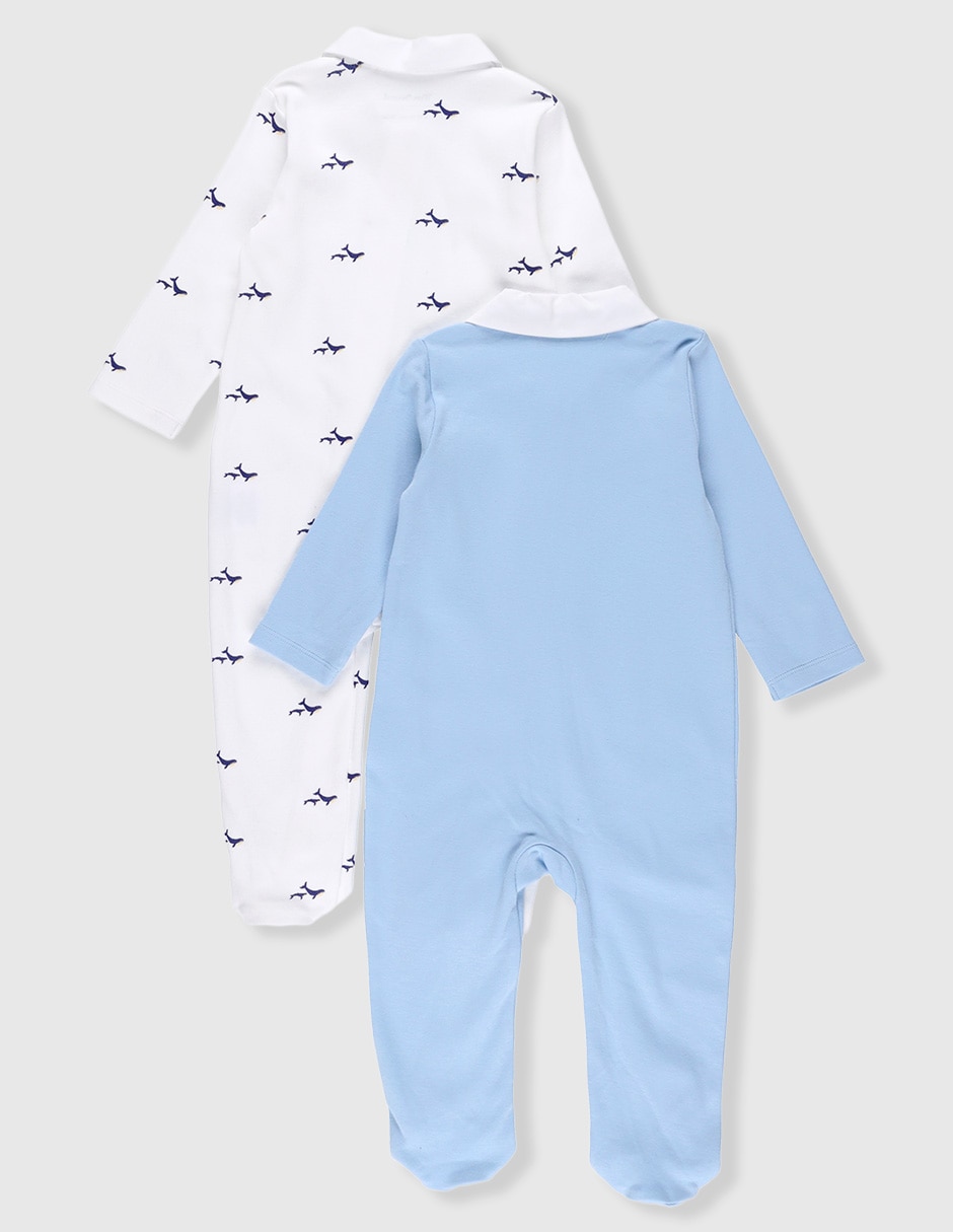 Set de mamelucos de algodón para bebé niño 5