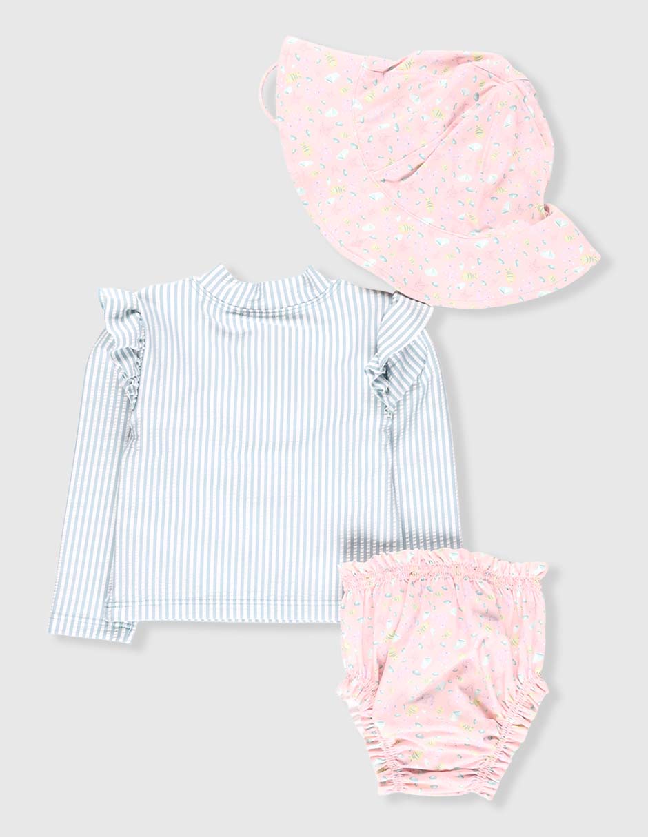 Conjunto traje de baño Mon Caramel para bebé