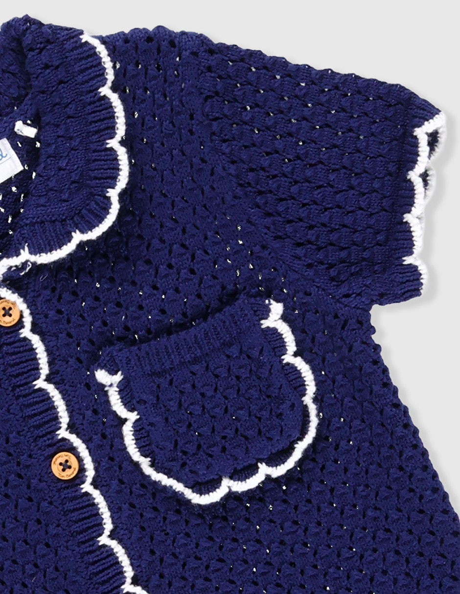 Conjunto casual de algodón para bebé niña