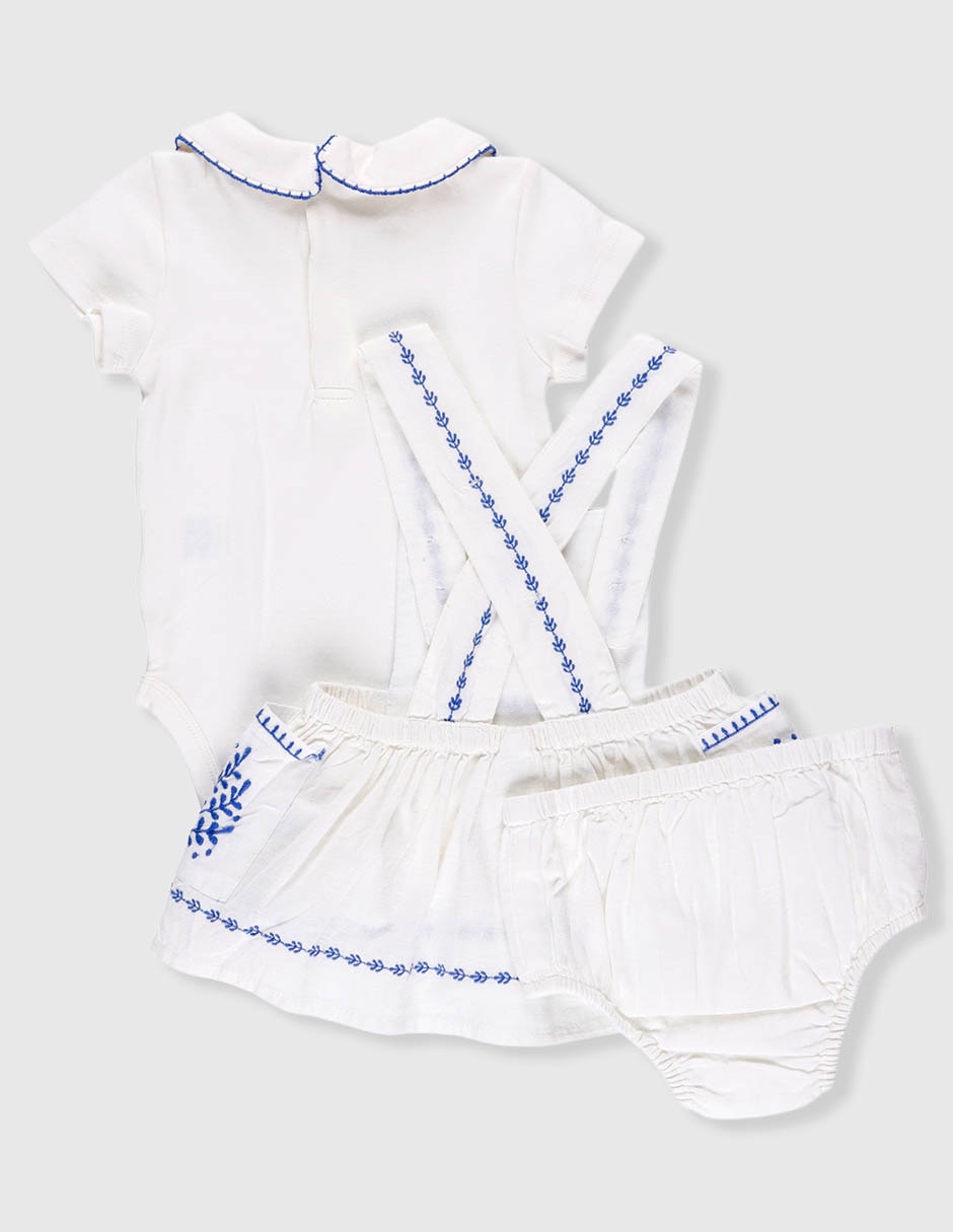 Conjunto de algodón para niña 3 piezas 5