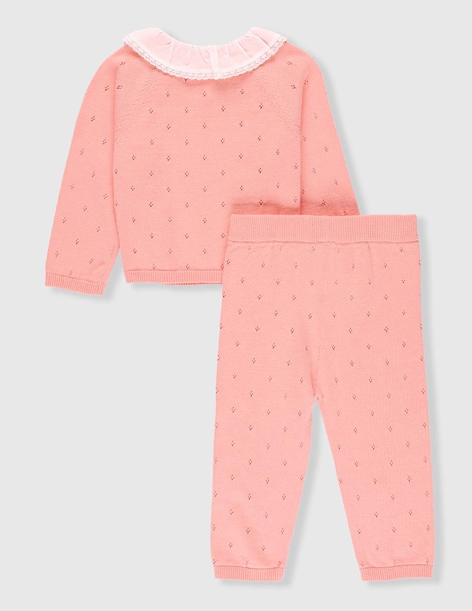 Conjunto Mon Caramel de algodón para bebé niña
