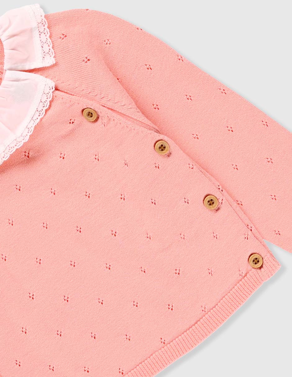 Conjunto Mon Caramel de algodón para bebé niña