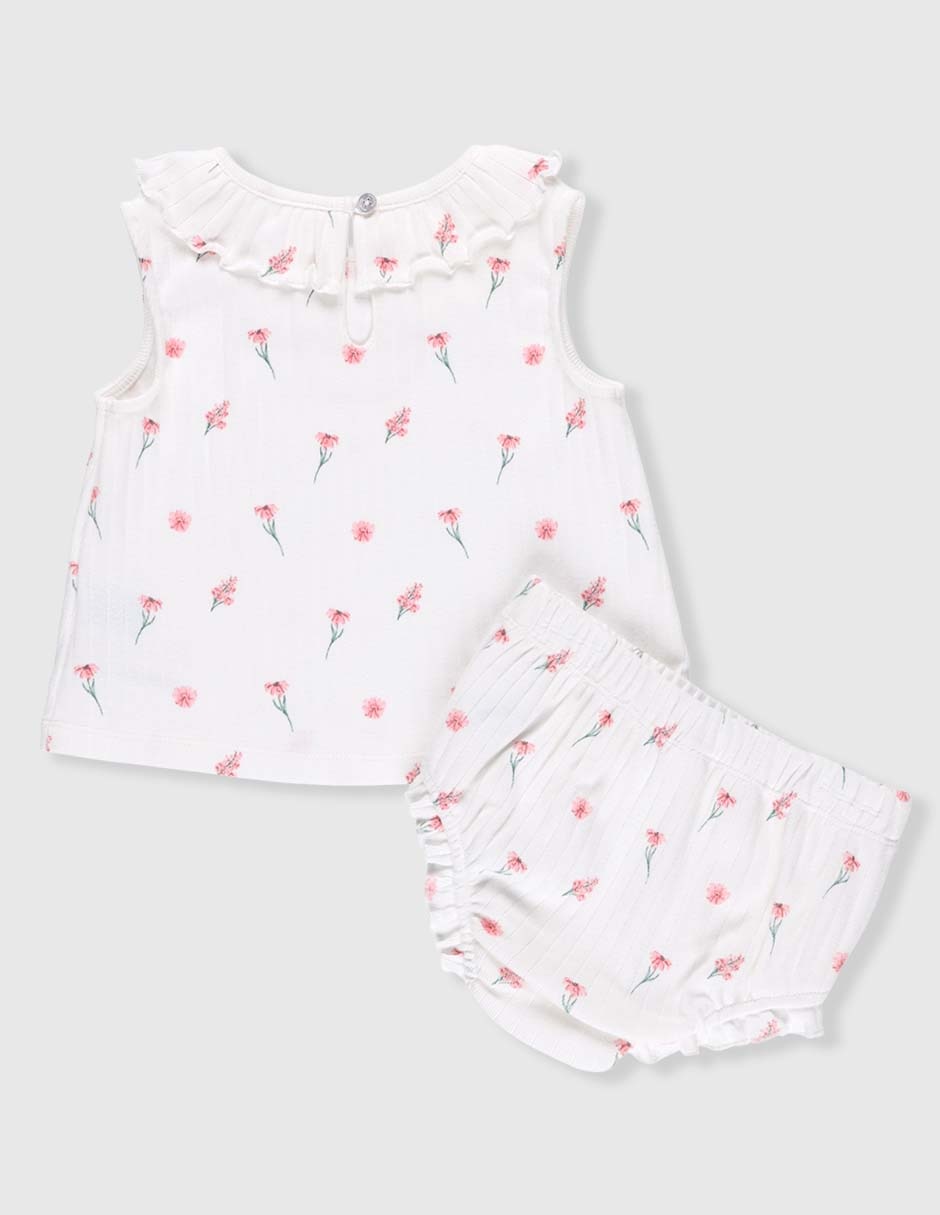 Conjunto de algodón para bebé niña