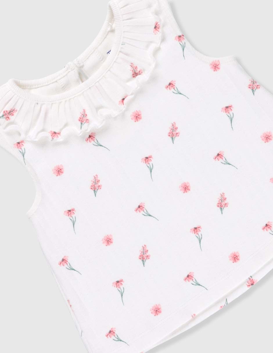 Conjunto de algodón para bebé niña