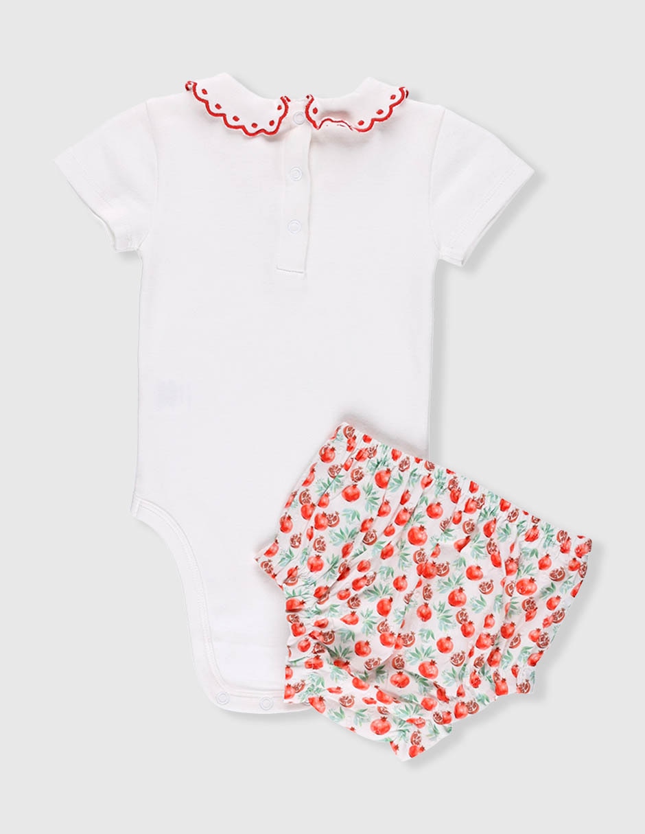 Conjunto de algodón para bebé niña