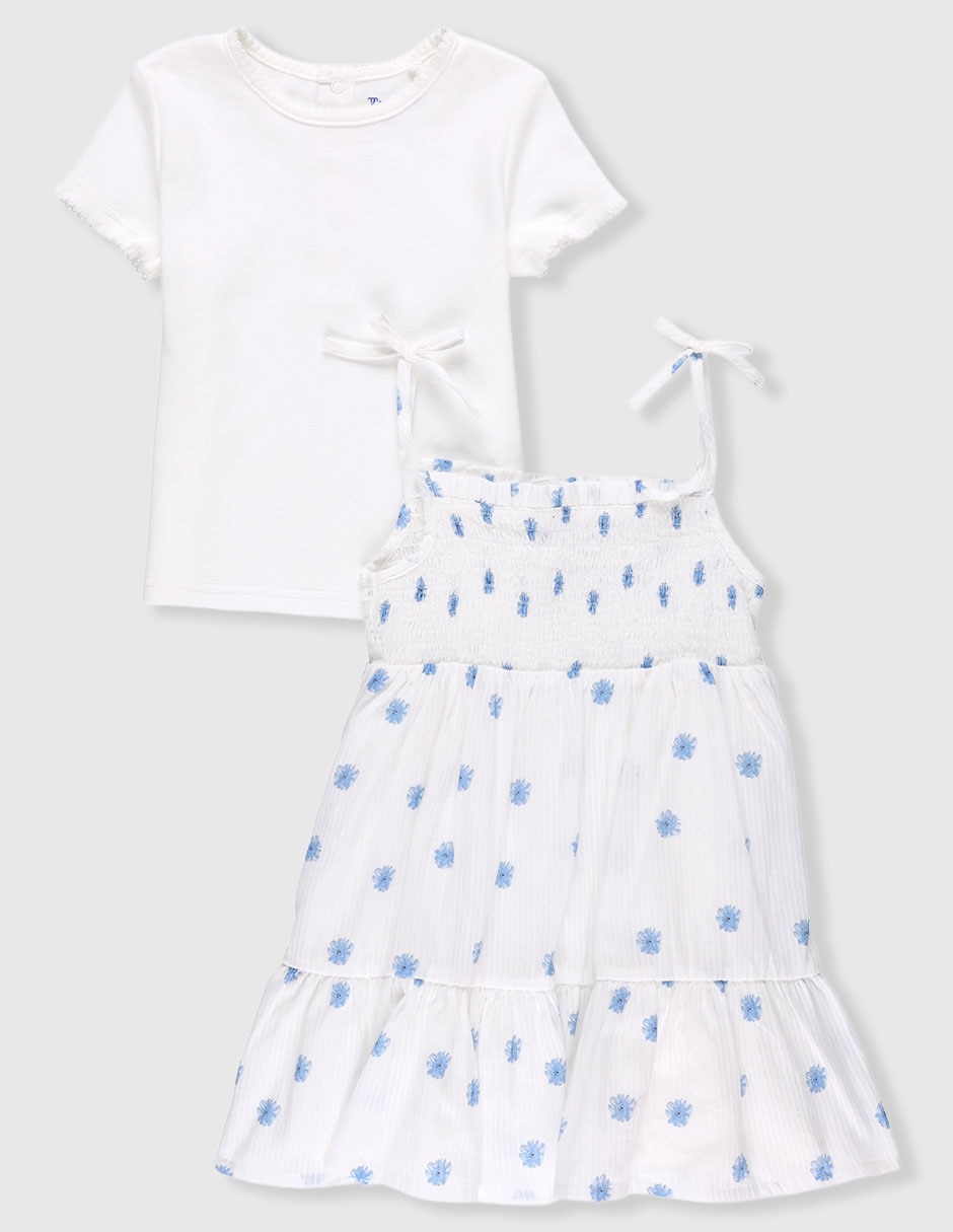 Conjunto vestido para bebé niña Conjunto vestido para bebé niña
