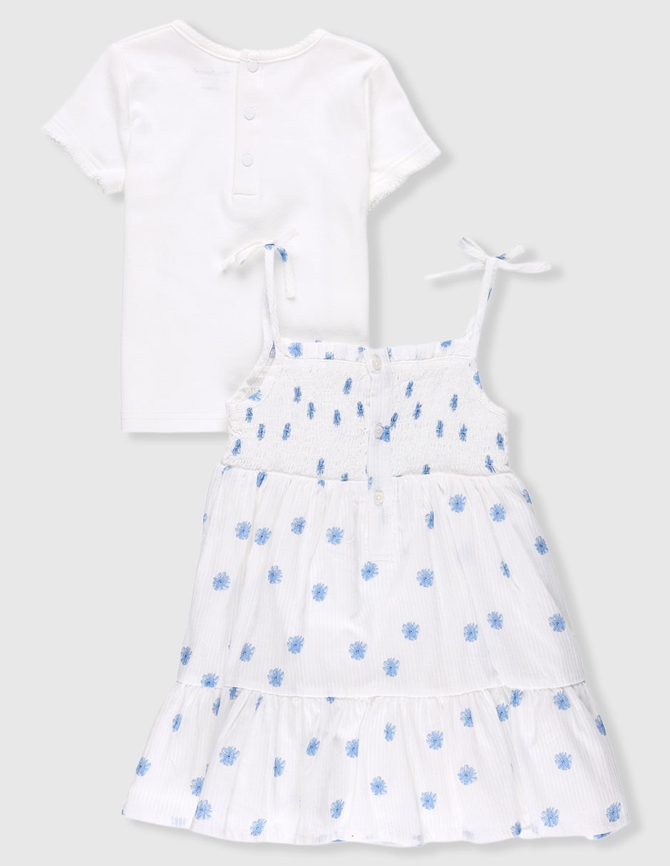 Conjunto vestido para bebé niña