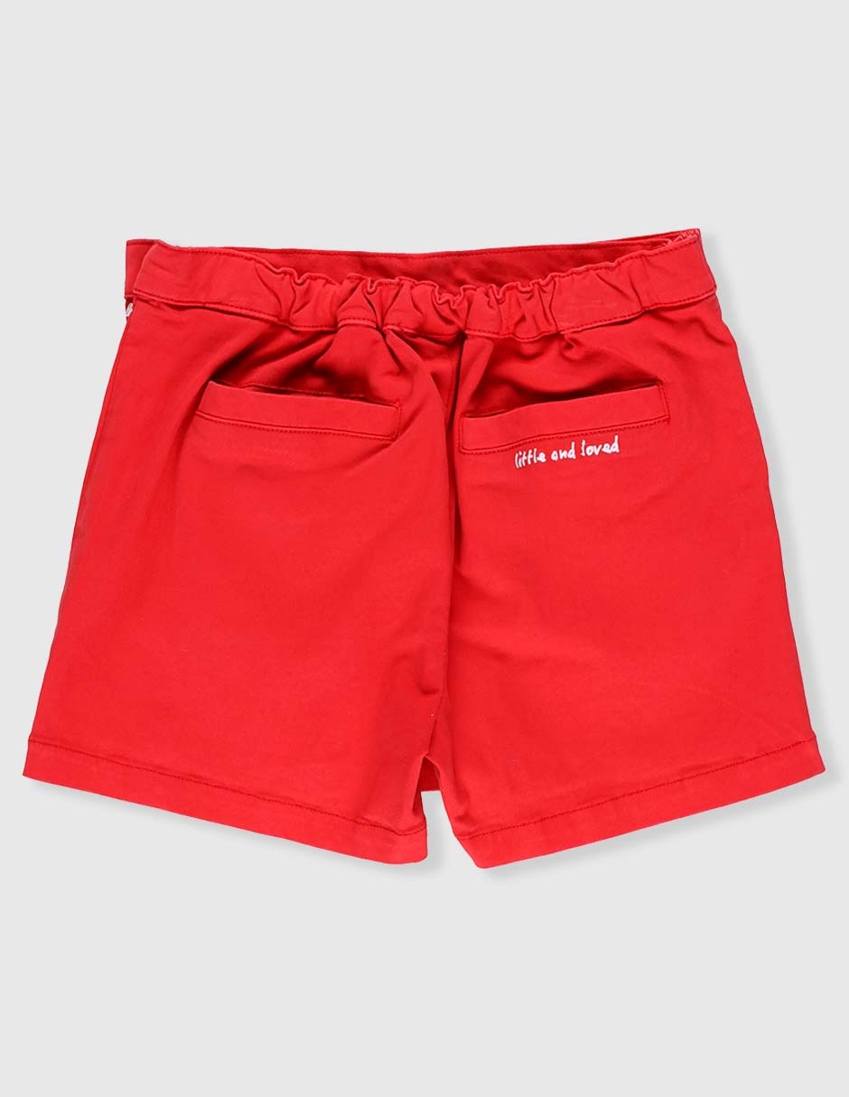 Falda short de algodón para bebé niña
