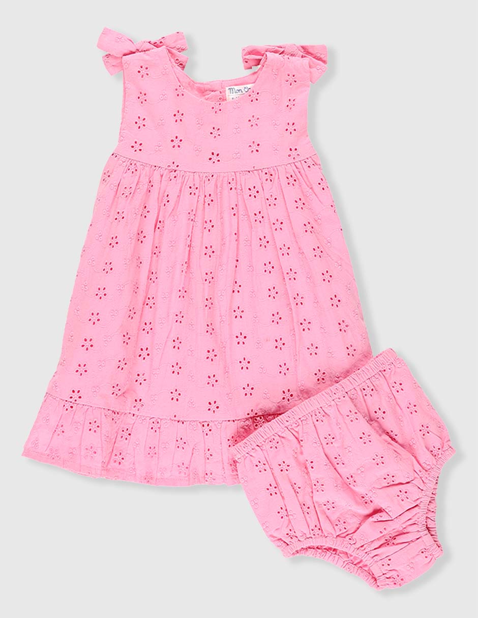 Vestido con calzón Mon Caramel para bebé niña