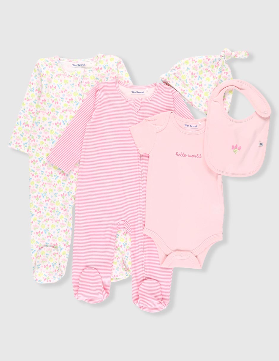 Set bebé Mon Caramel para niña