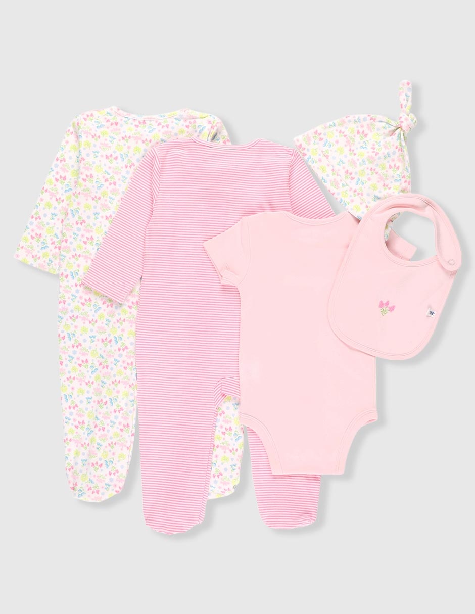 Set bebé Mon Caramel para niña