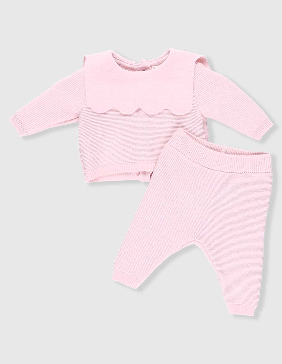 Conjunto casual Mon Caramel para bebé niña