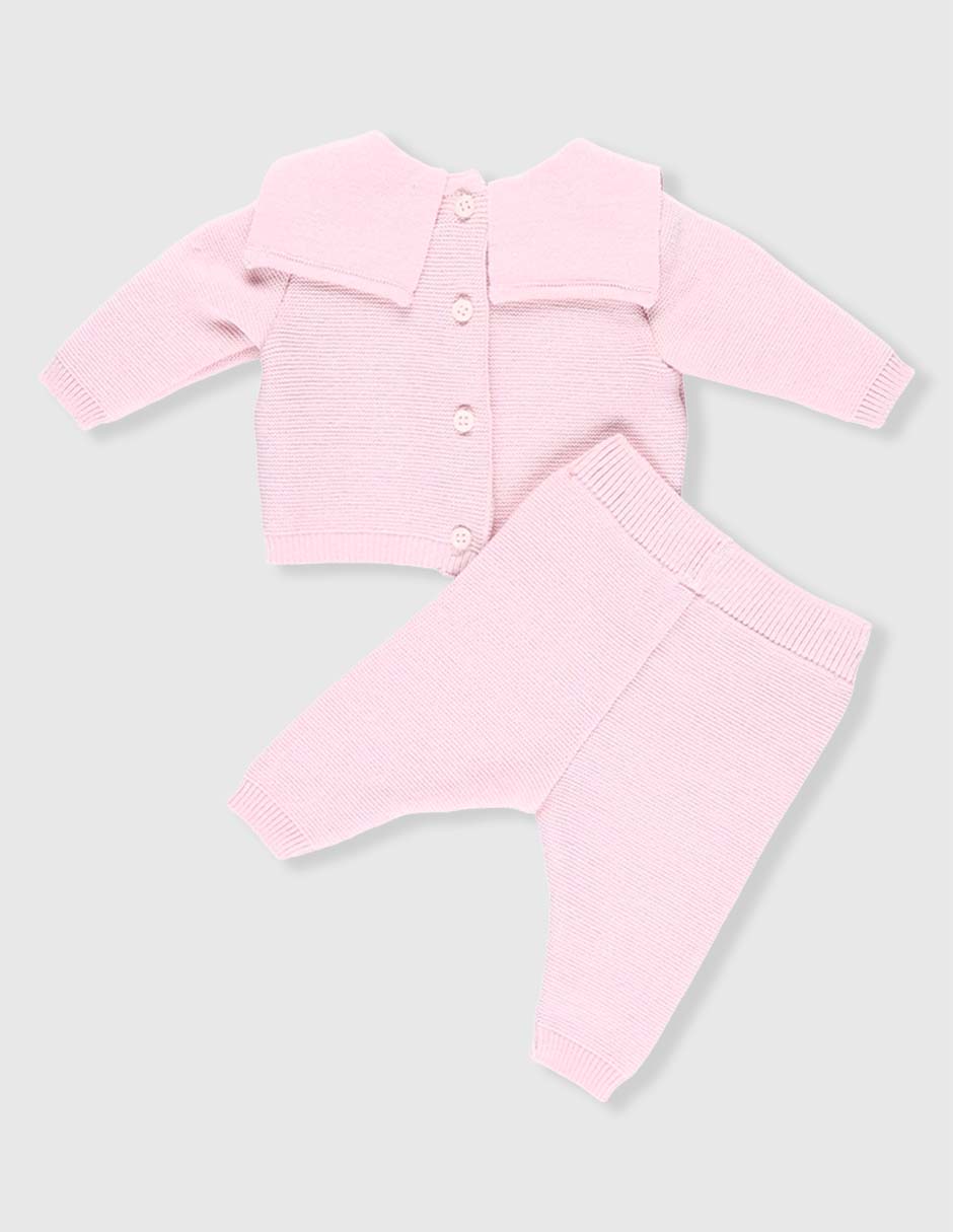 Conjunto casual Mon Caramel para bebé niña