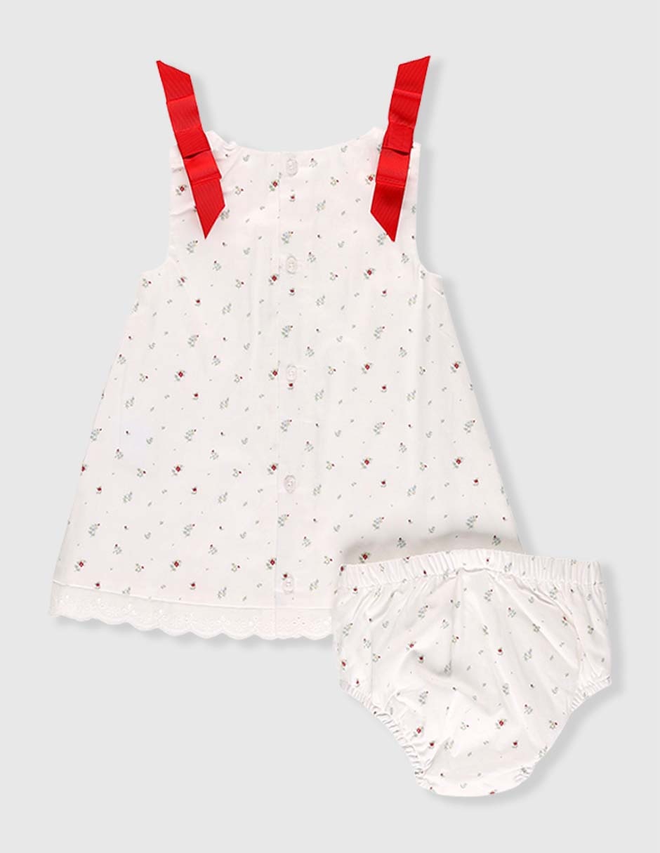 Vestido con calzón Mon Caramel Collection para bebé niña