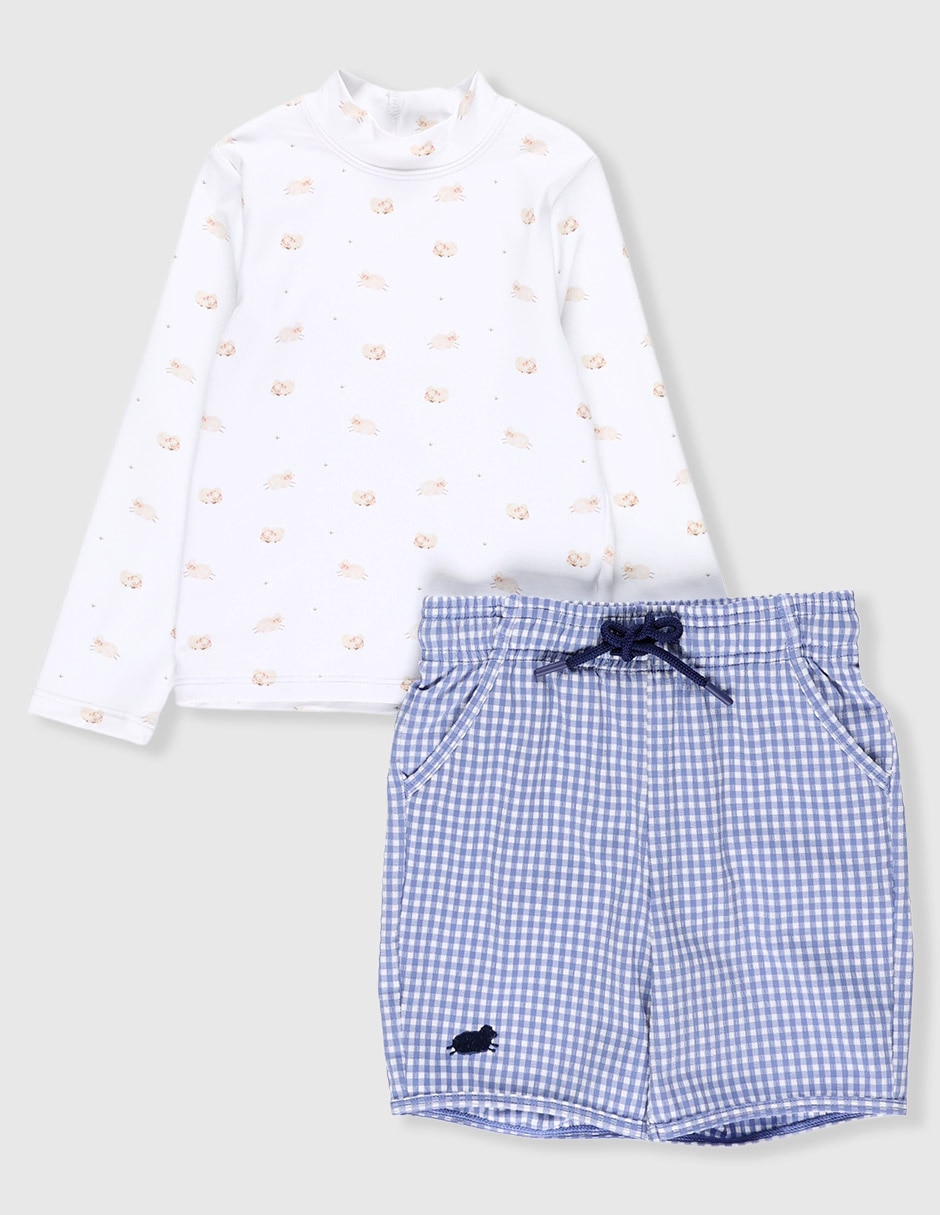 Traje de baño short para bebé niño