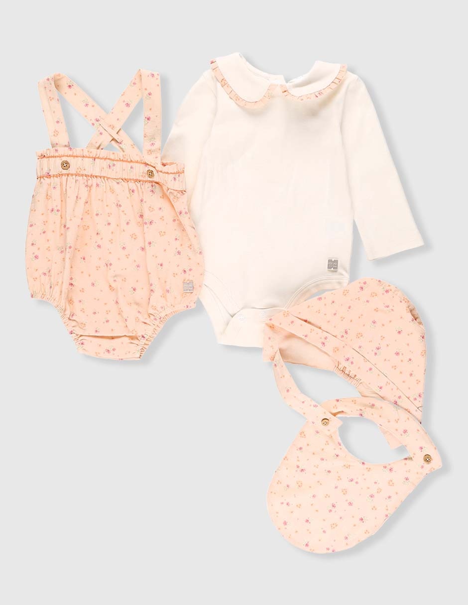 Conjunto de algodón para bebé niña