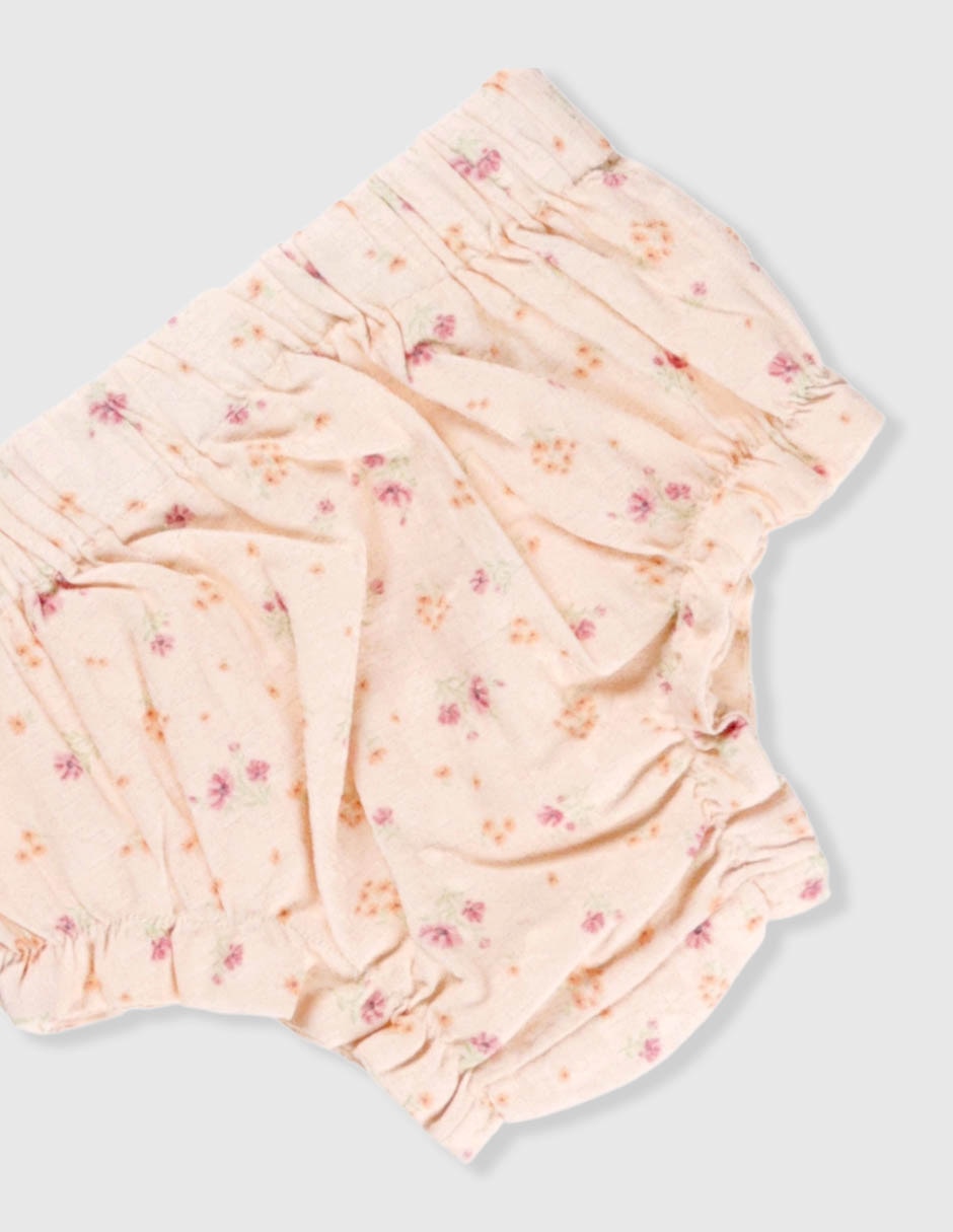 Vestido manga con puño para niña