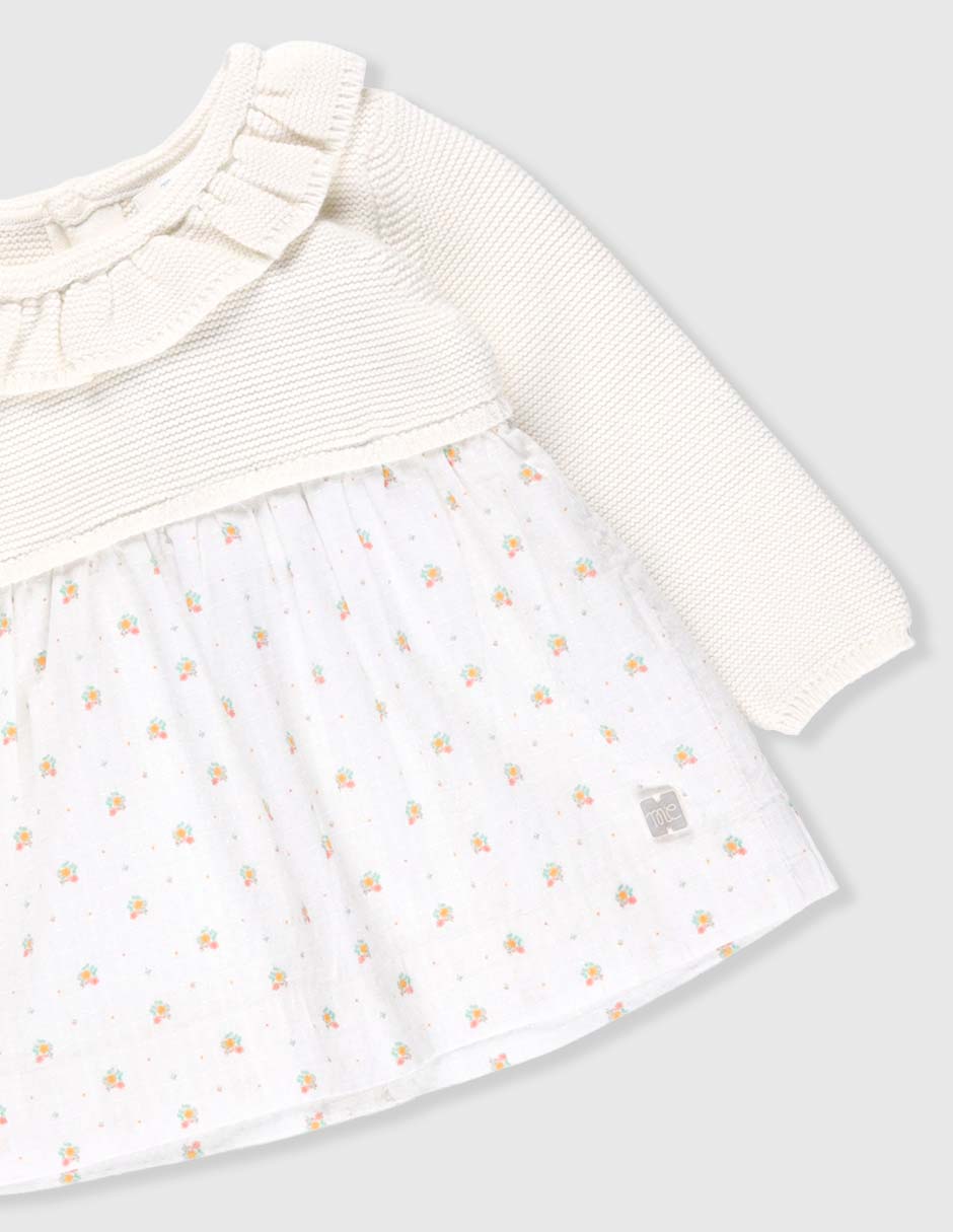 Vestido con calzón para bebé niña