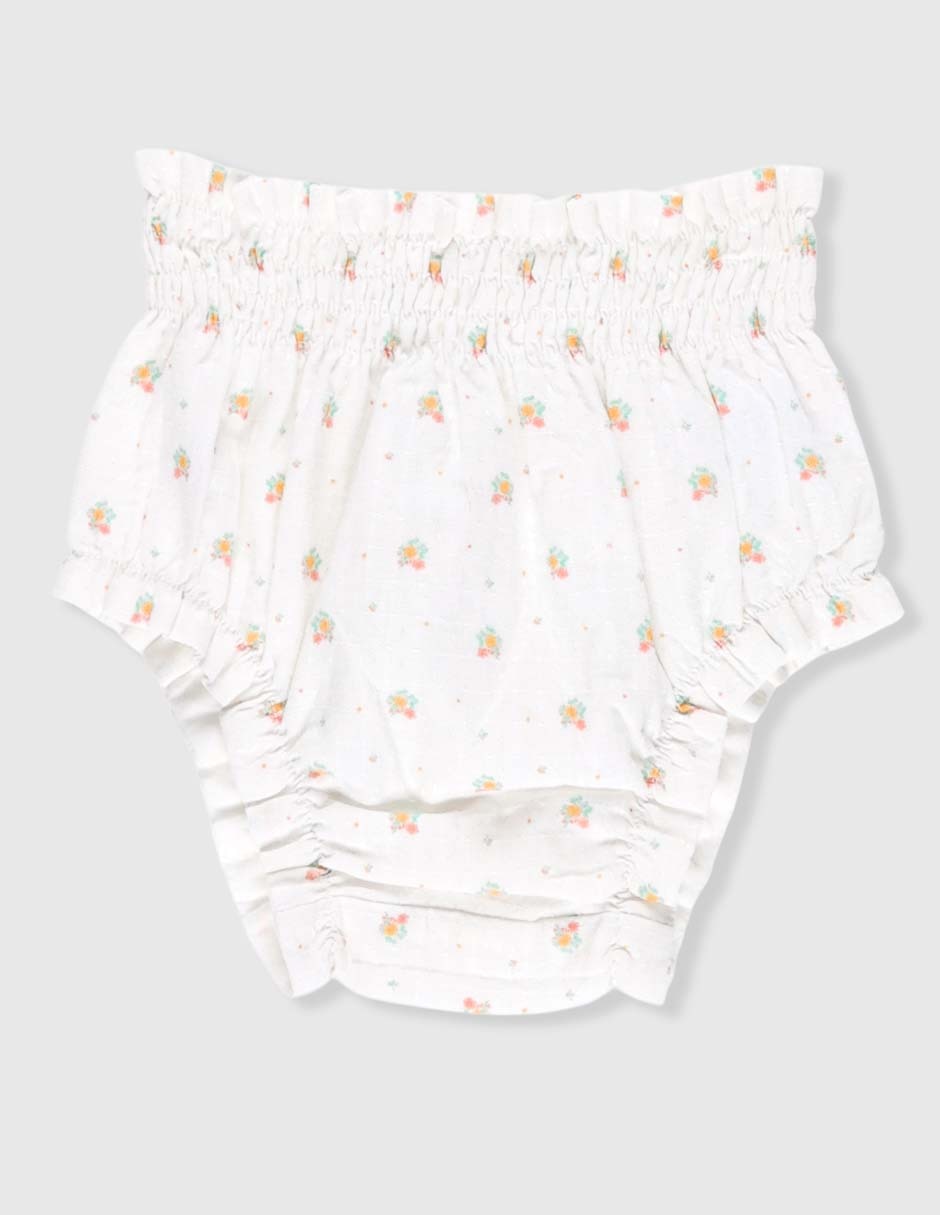 Vestido con calzón para bebé niña