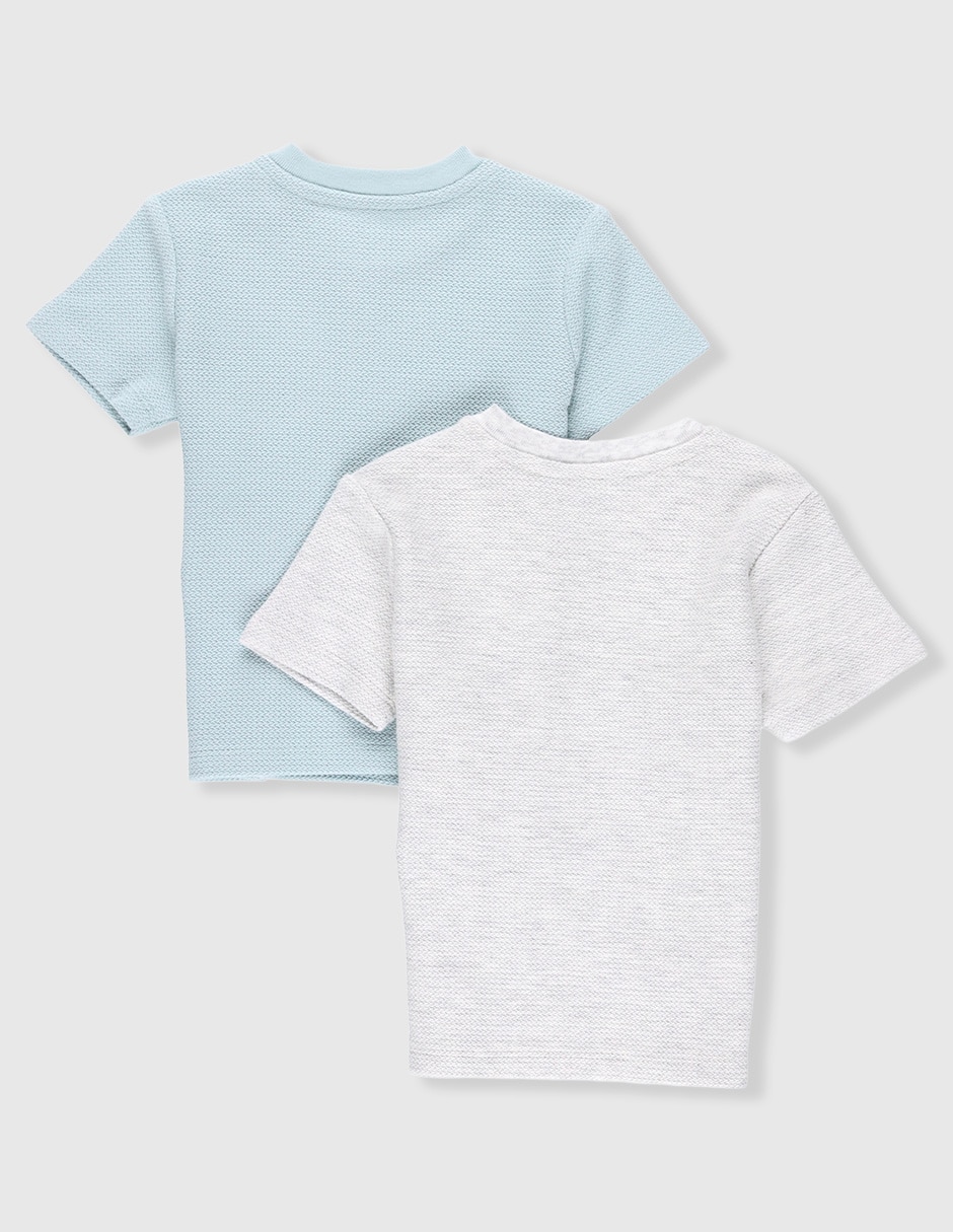 Set playera Mon Caramel manga corta para bebé niño