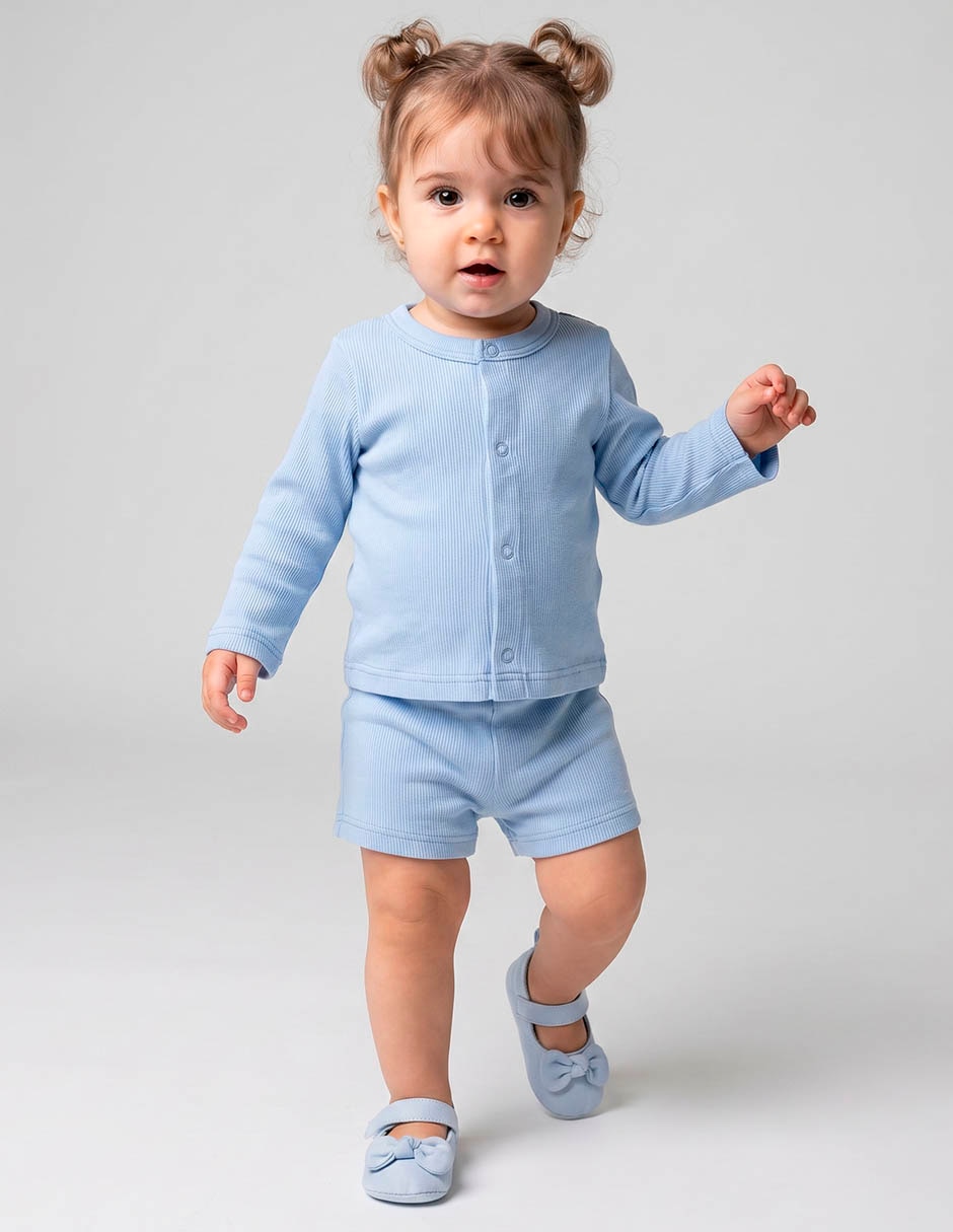 Conjunto de algodón para niña 3 piezas Conjunto de algodón para niña 3 piezas