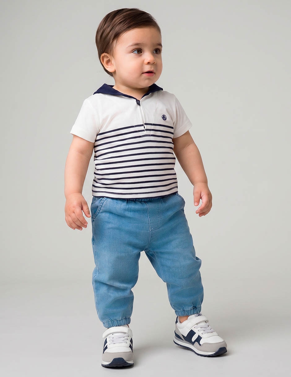 Playera manga corta para niño