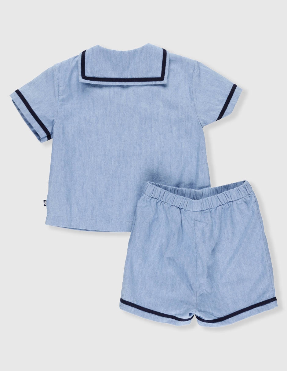 Conjunto casual de algodón para niño 2 piezas 4