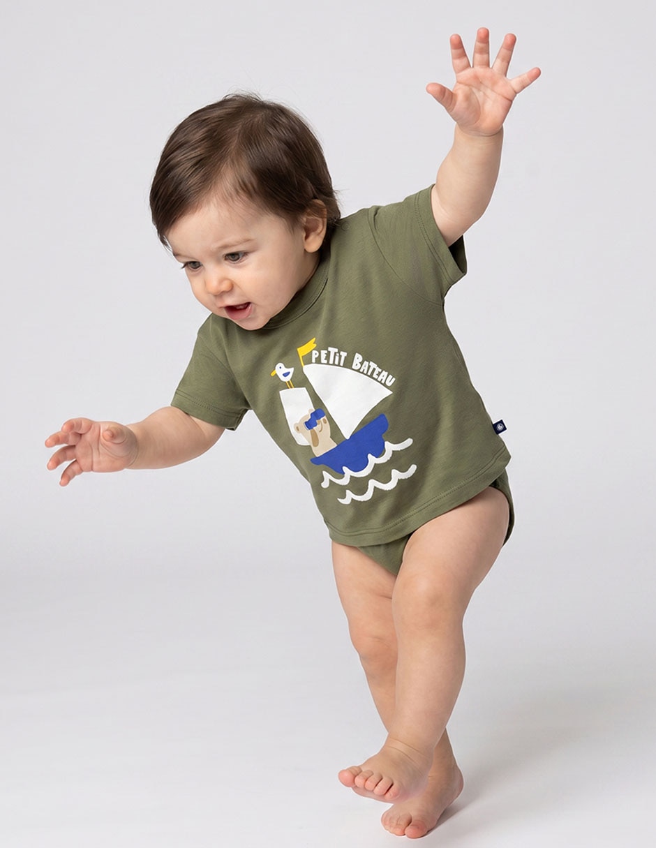 Playera manga regular para infantil Playera manga regular para infantil