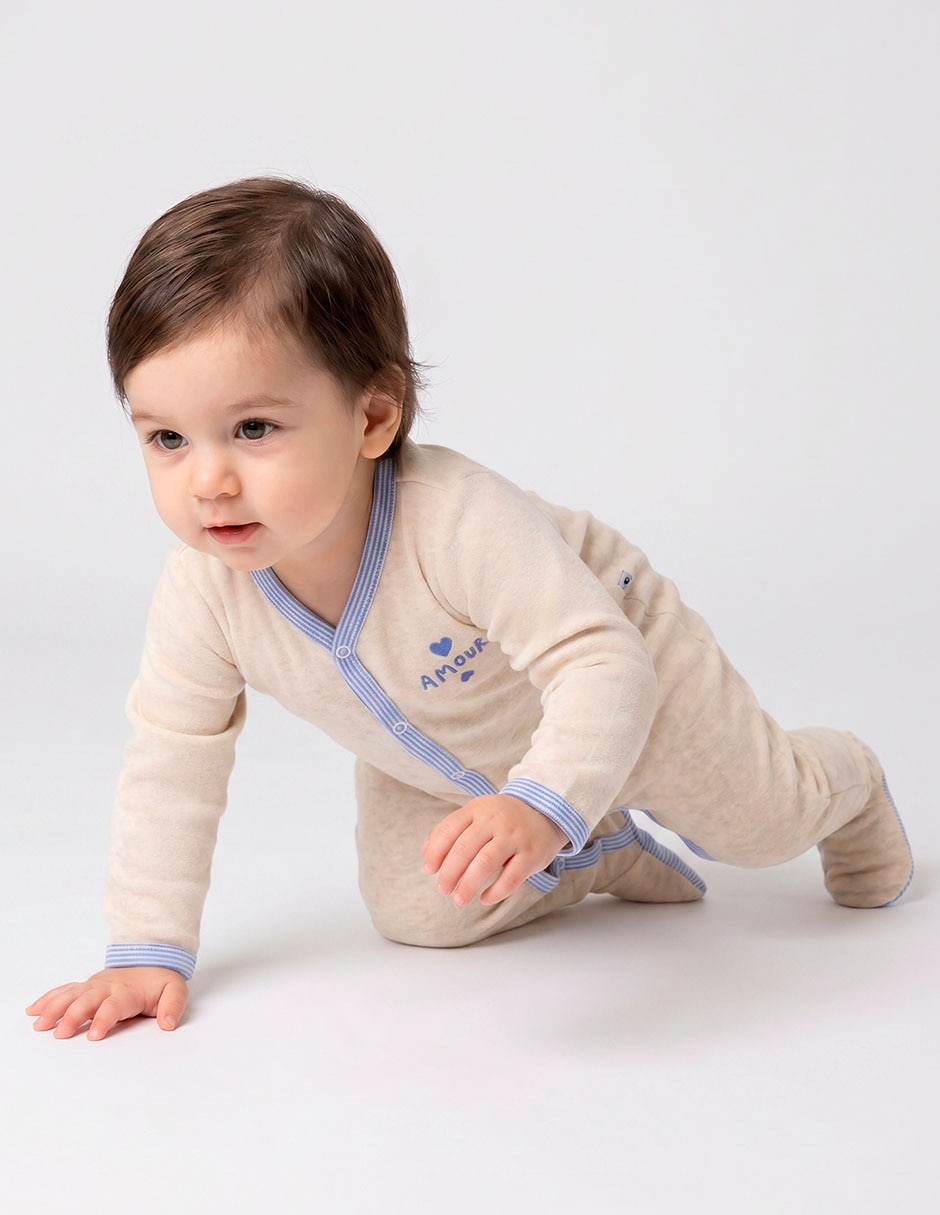 Mameluco de algodón para bebé niño Mameluco de algodón para bebé niño