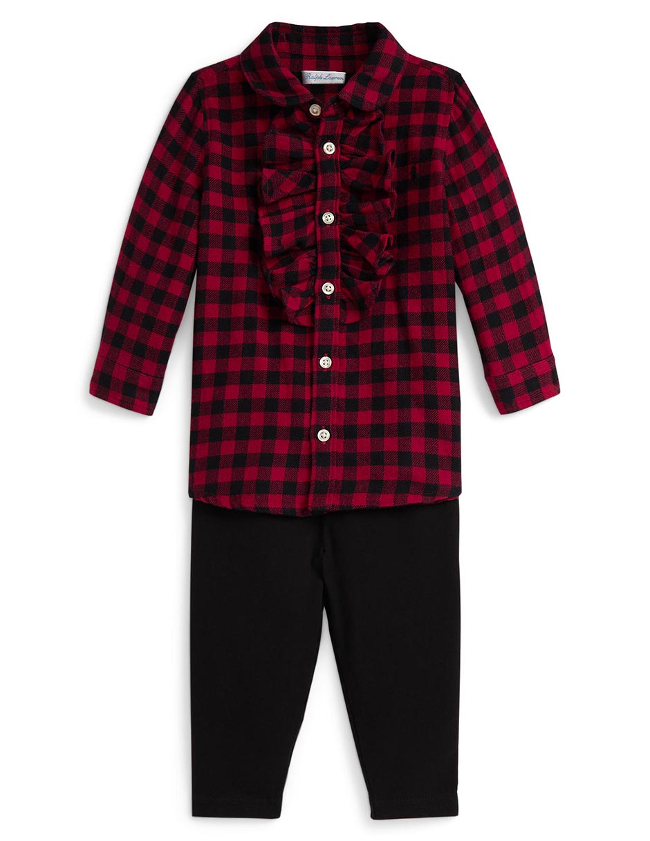 Conjunto Polo de algodón para niño
