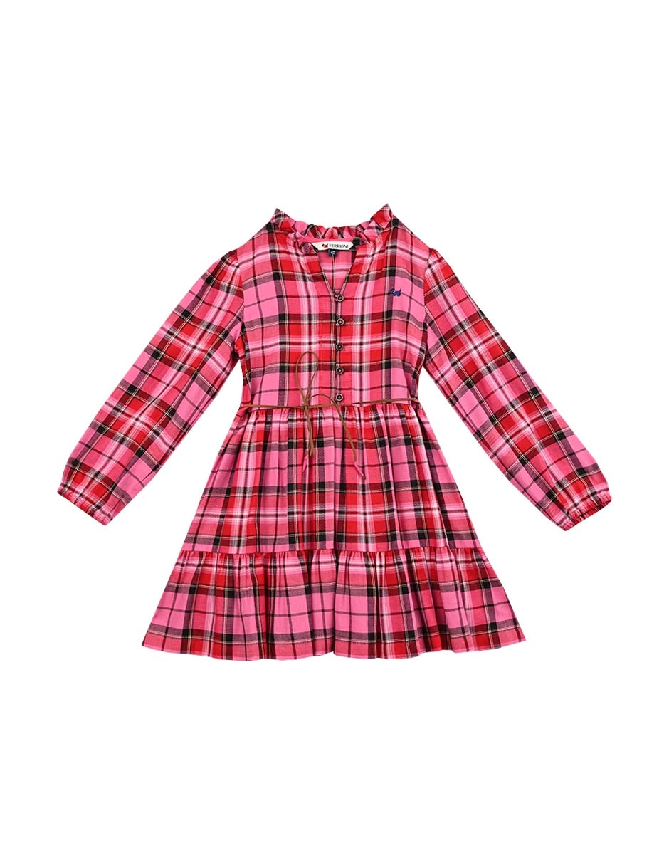 Vestido Ferrioni Arana manga regular para bebé niña