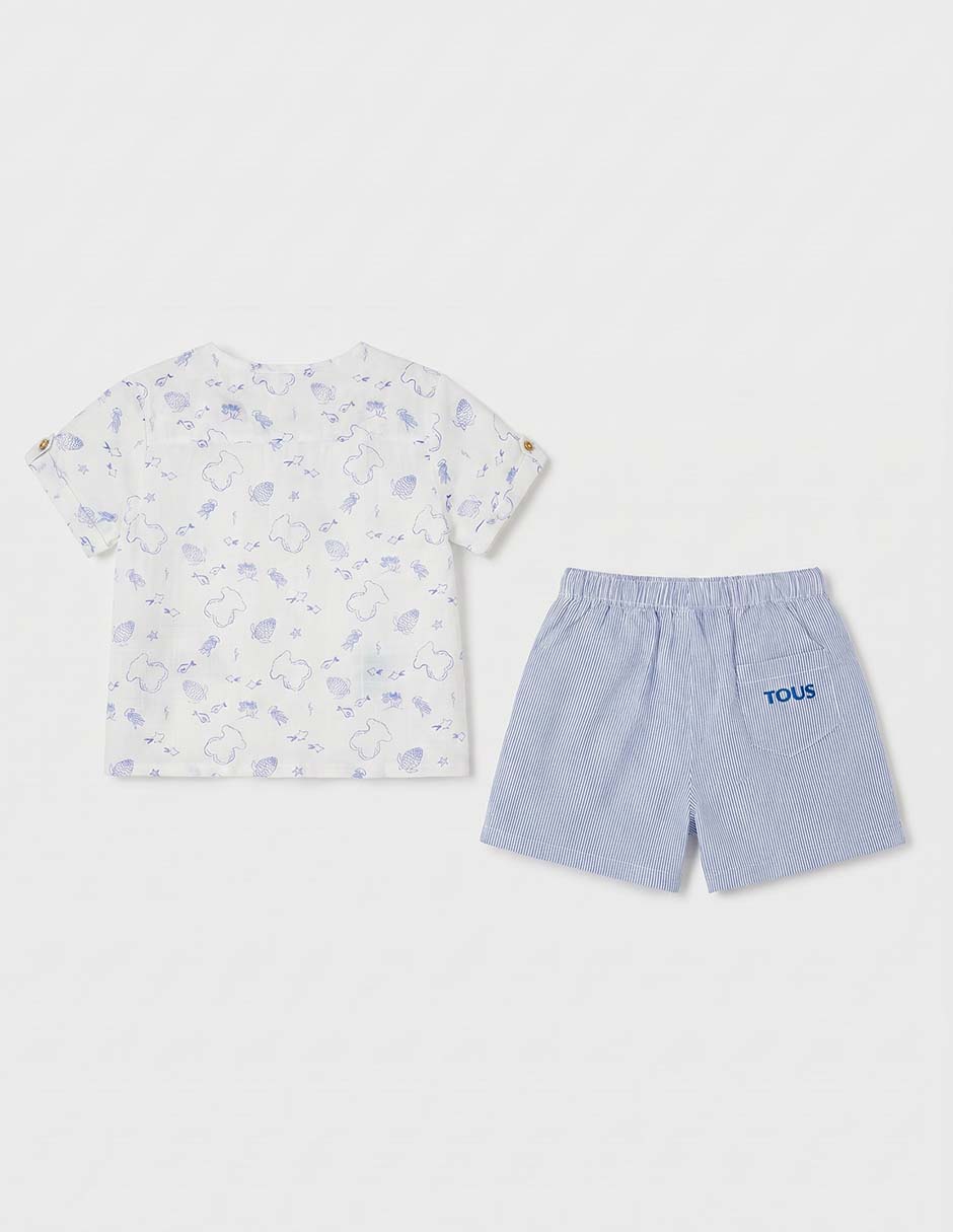 Conjunto casual Tous de algodón para bebè niño