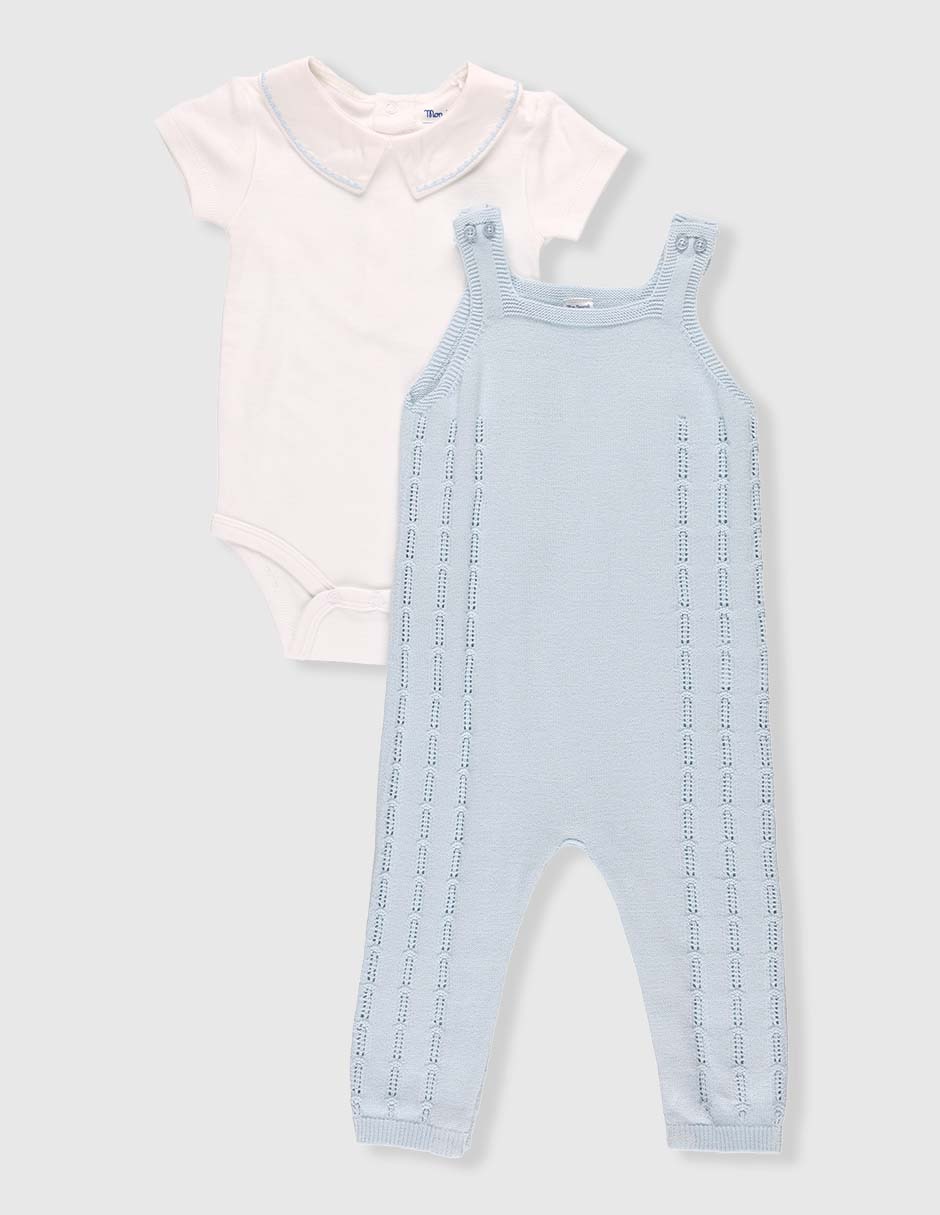 Conjunto Mon Caramel de algodón para bebé niño