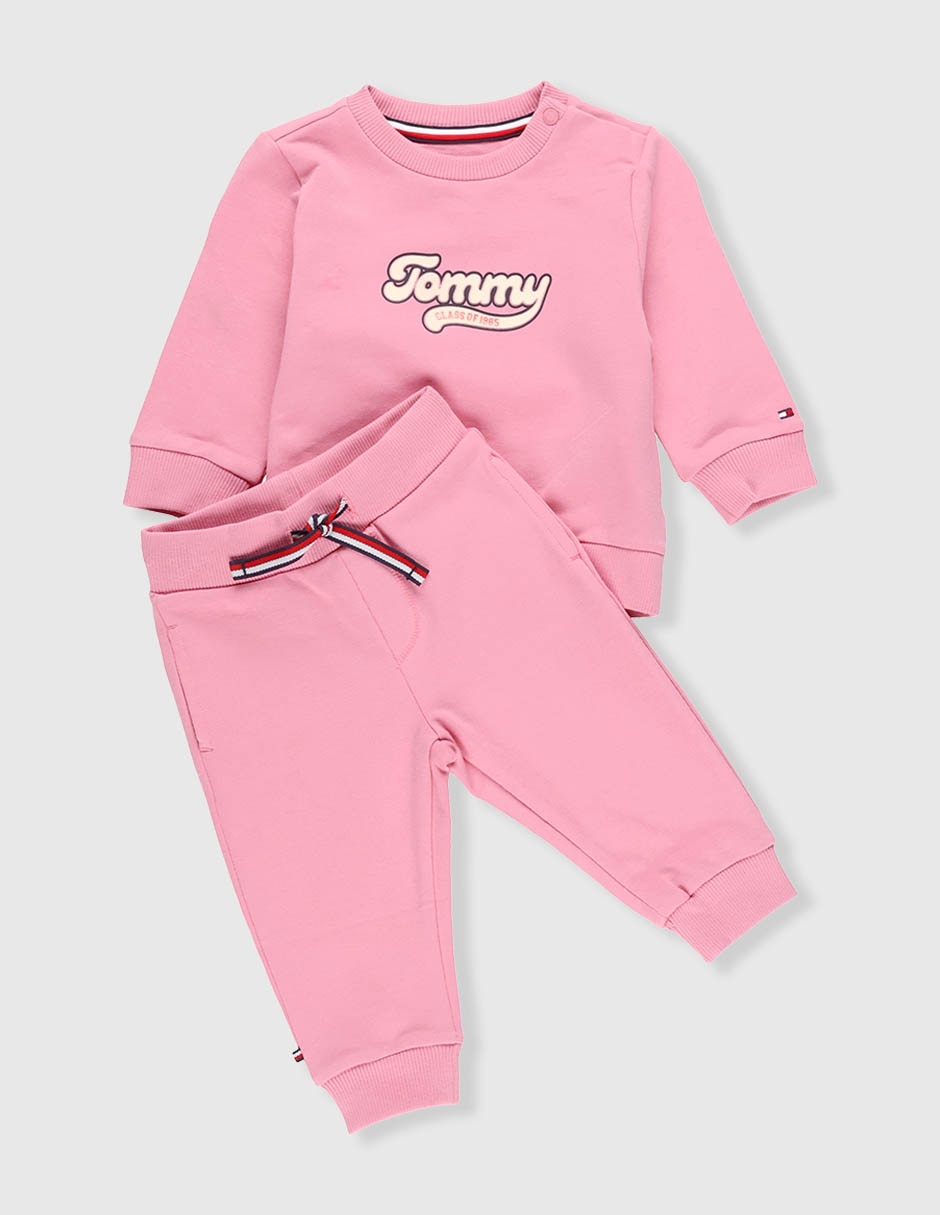 Conjunto casual Tommy Hilfiger de algodón para bebé niña