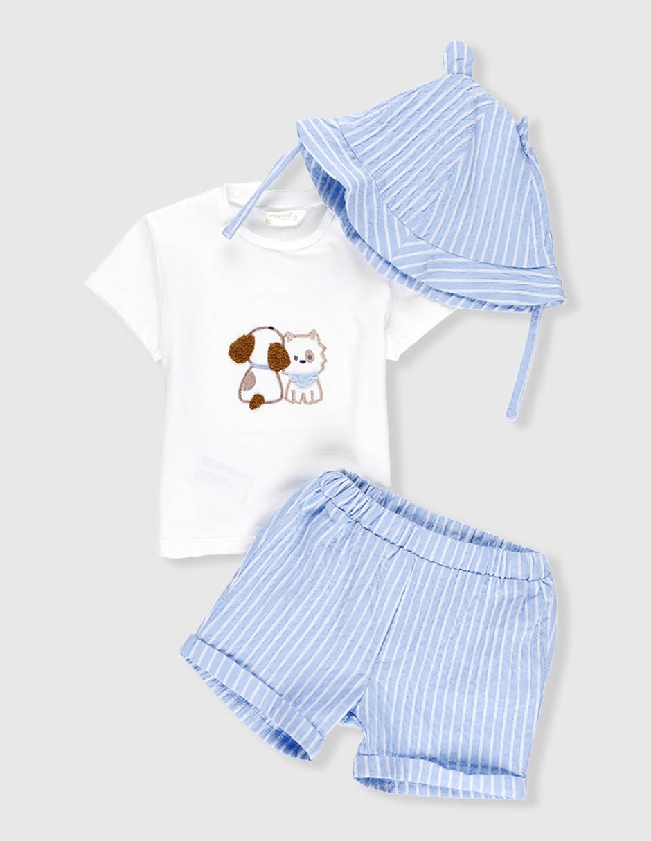 Conjunto mayoral de algodón para bebé niño