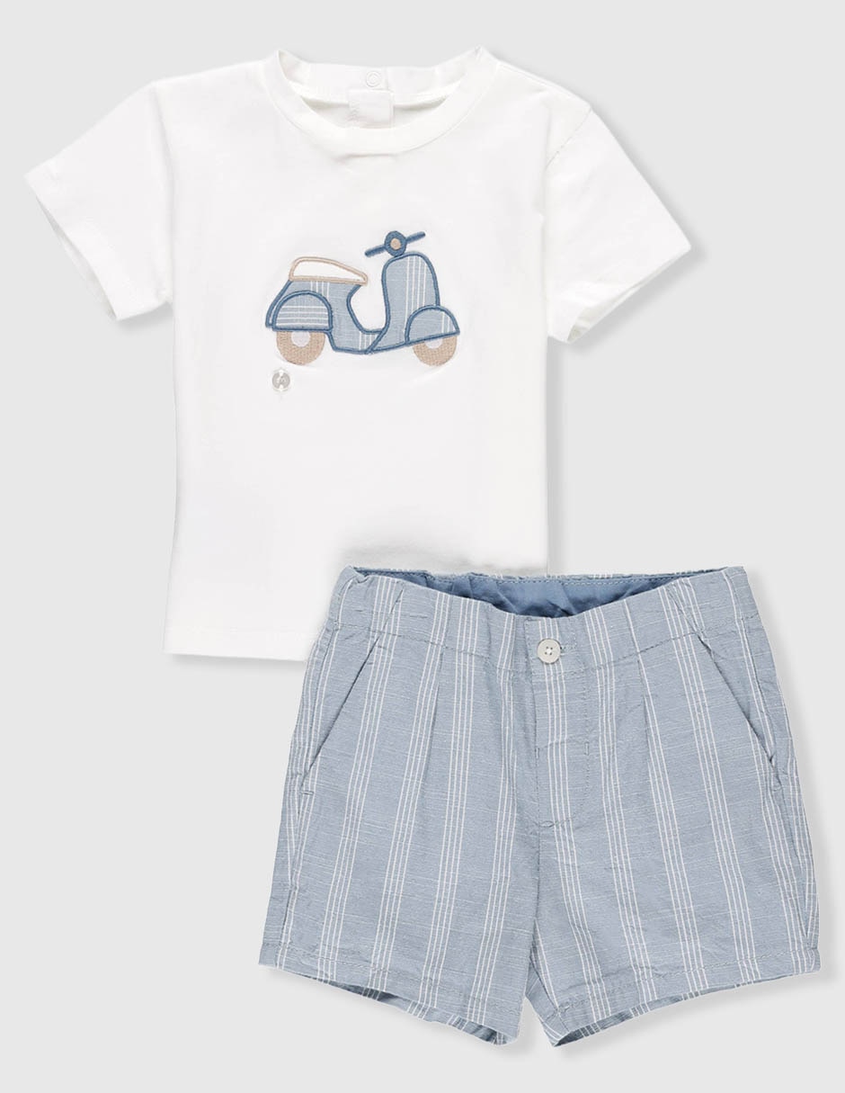 Conjunto mayoral de algodón para niño 2 piezas