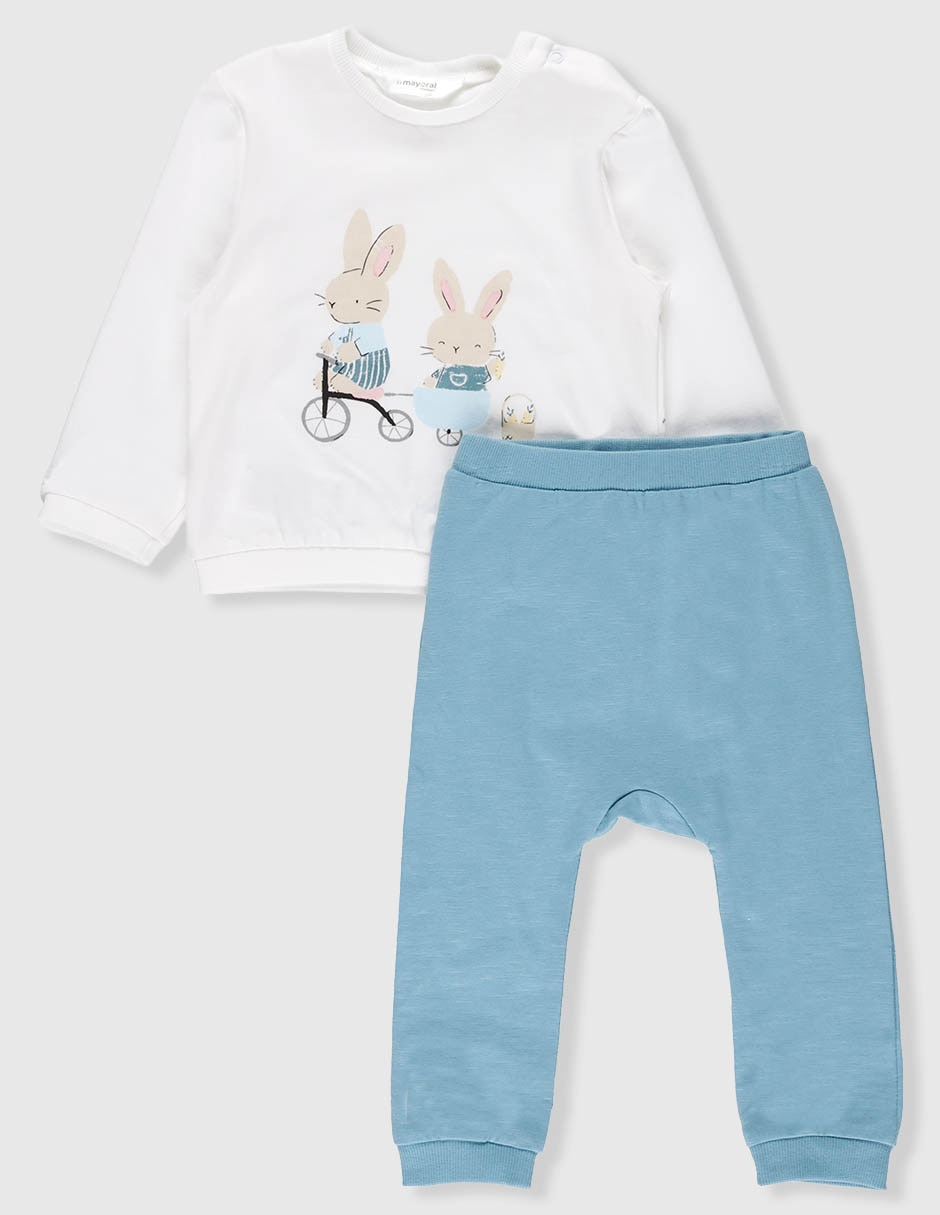 Conjunto casual de algodón para bebé niño Conjunto casual de algodón para bebé niño