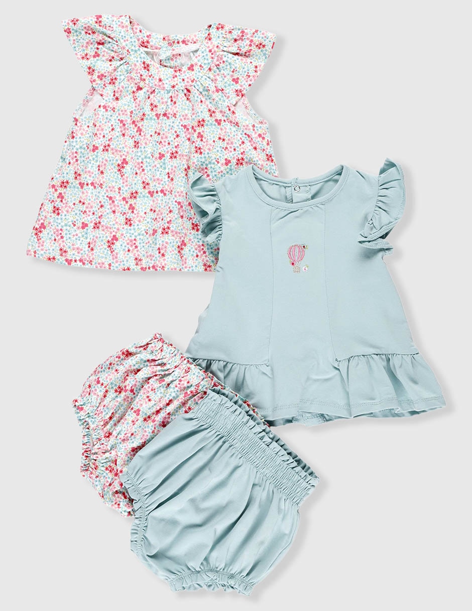 Conjunto Mayoral de algodón para niña 4 piezas