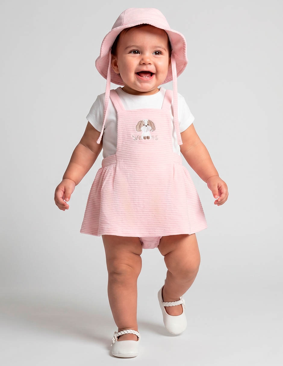 Conjunto de algodón para bebé niña Conjunto de algodón para bebé niña