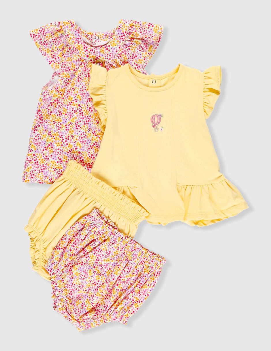 Conjunto casual mayoral de algodón para bebé niña