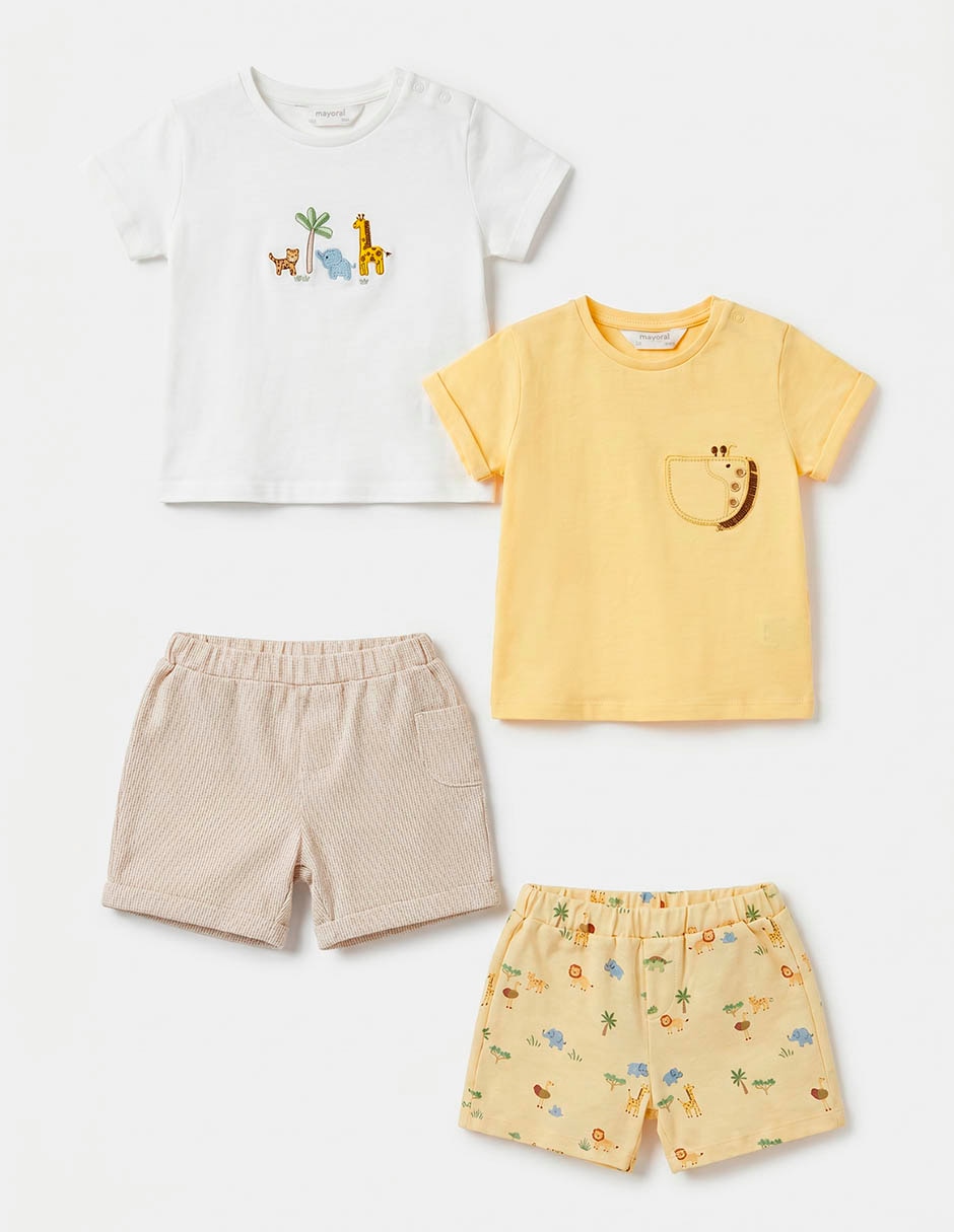 Conjunto casual de algodón para bebé niño 2