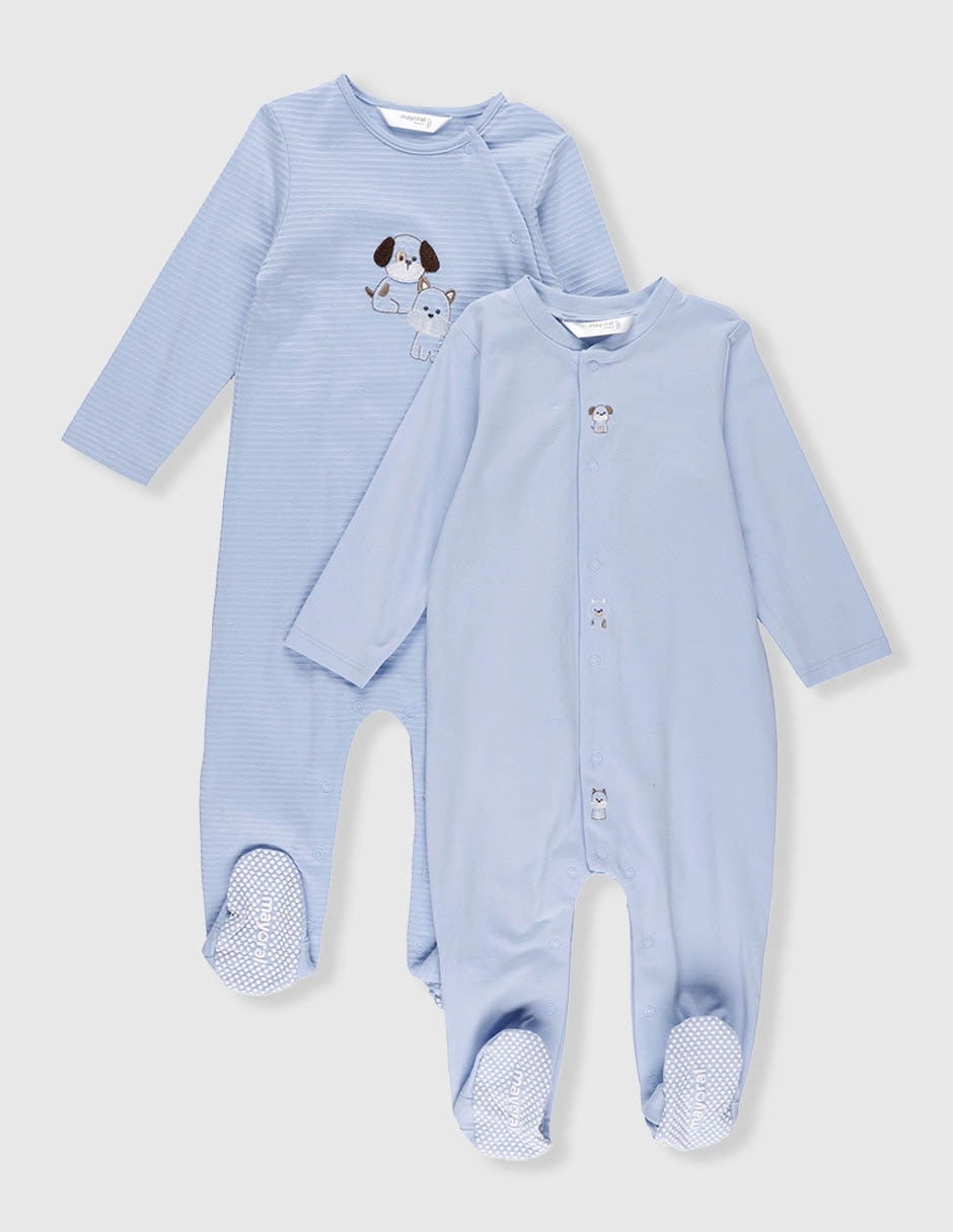 Set de mamelucos de algodón para niño