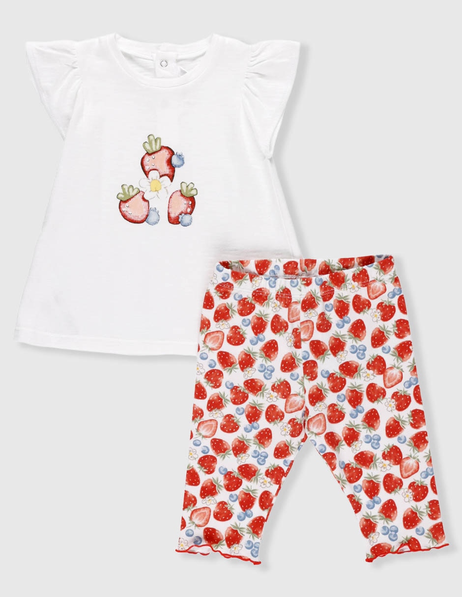 Conjunto de algodón para niña 2 piezas 2