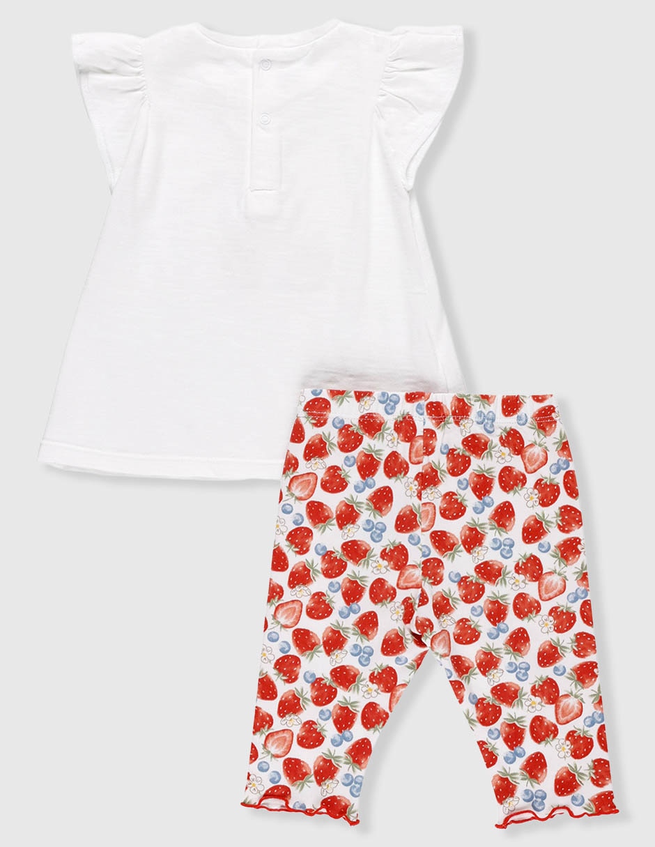 Conjunto de algodón para niña 2 piezas 3