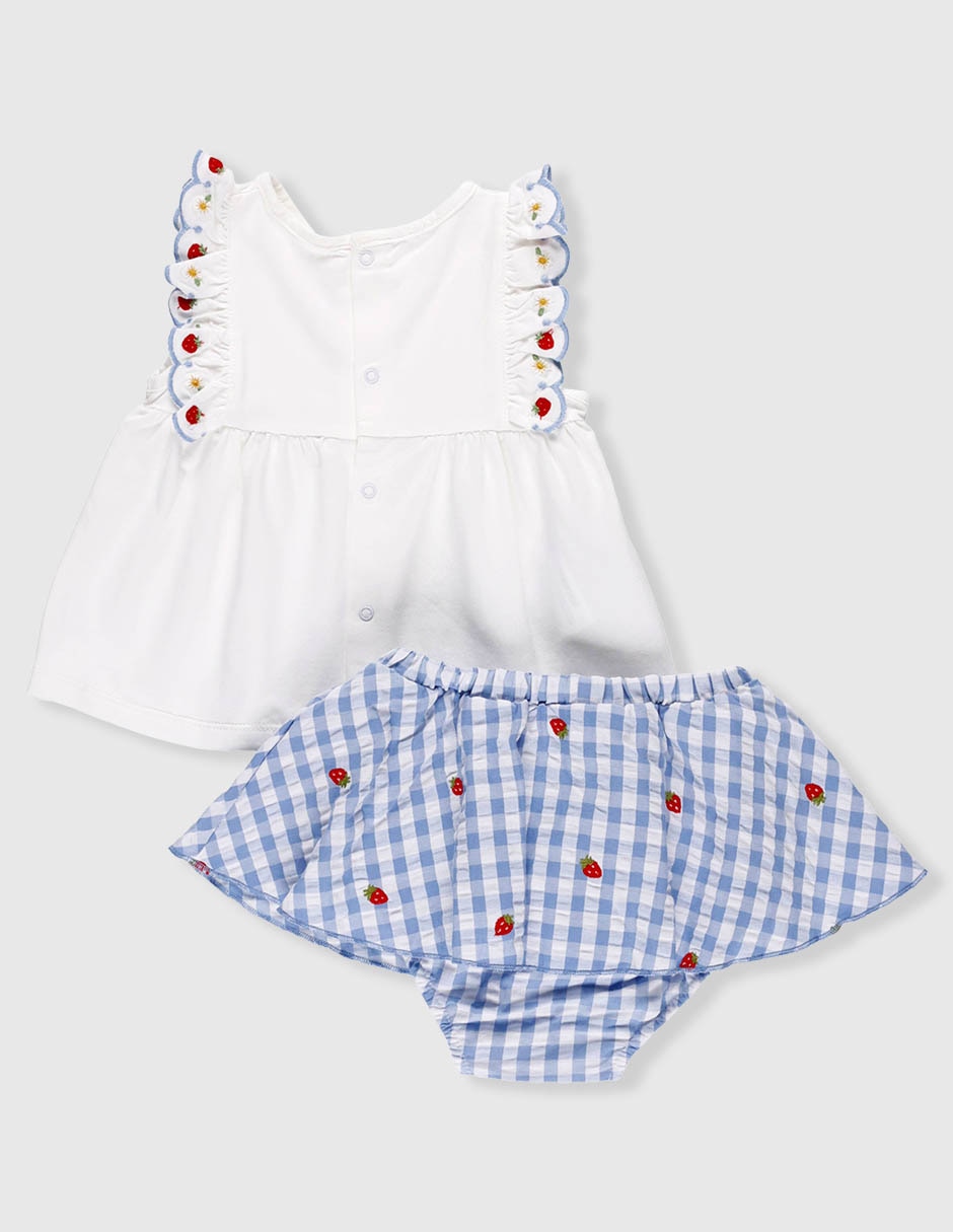 Conjunto de algodón para niña 2 piezas 3