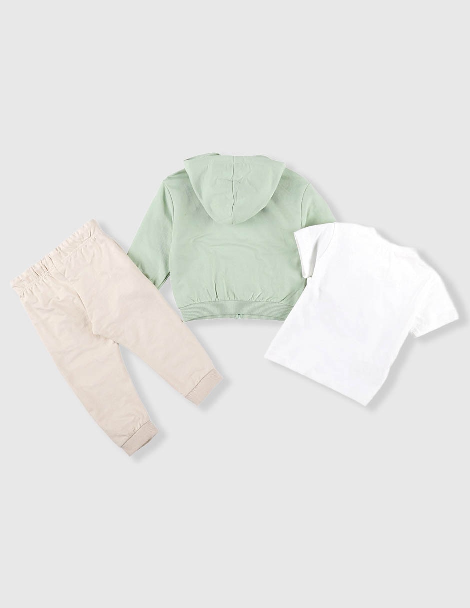 Conjunto mayoral 3 piezas para niño