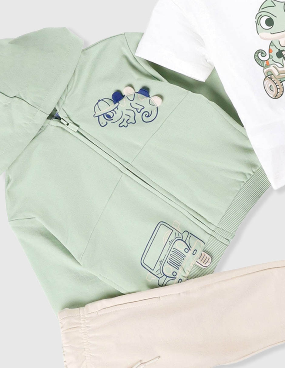 Conjunto mayoral 3 piezas para niño