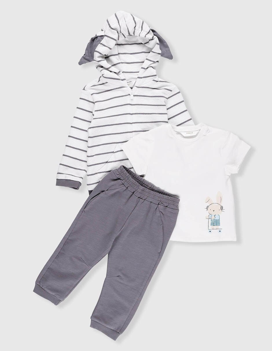Conjunto casual de algodón para bebé niño 2