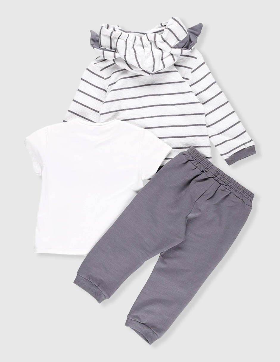 Conjunto casual de algodón para bebé niño 3