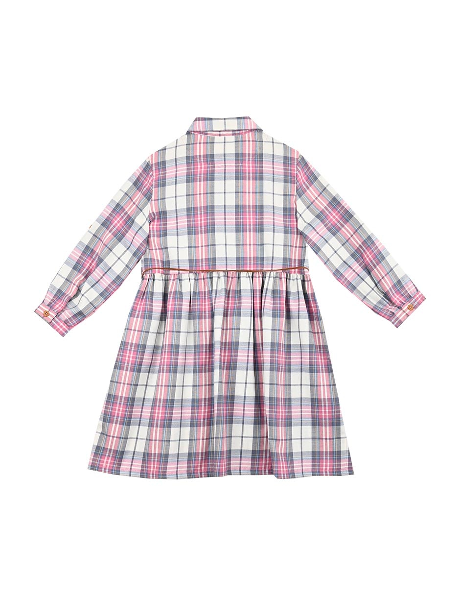 Vestido Kenty manga larga para niña